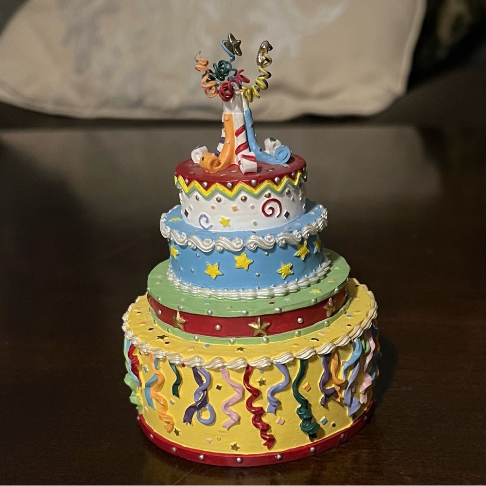 Enesco MAY YOUR WISH COME TRUE Cake Topper Vintage Figurine Made From Scratch - Picture 4 of 7